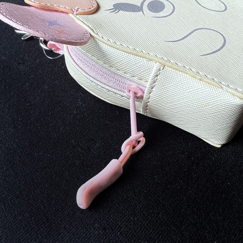 NWT Disney Parks Pastel Minnie Mouse Cutie Ghost Bag Charm / Coin Purse Pouch - Picture 3 of 7